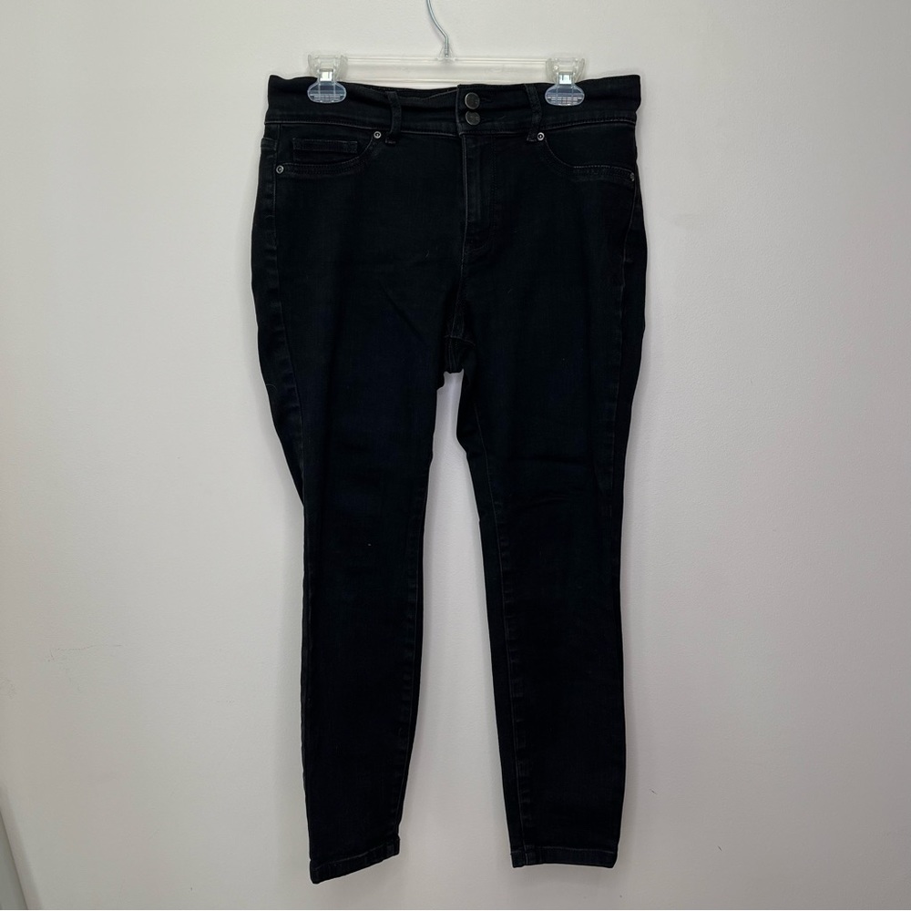 SoHo High Waist Curvy Ankle Leggings Skinny‎ Jeans Black size 12
